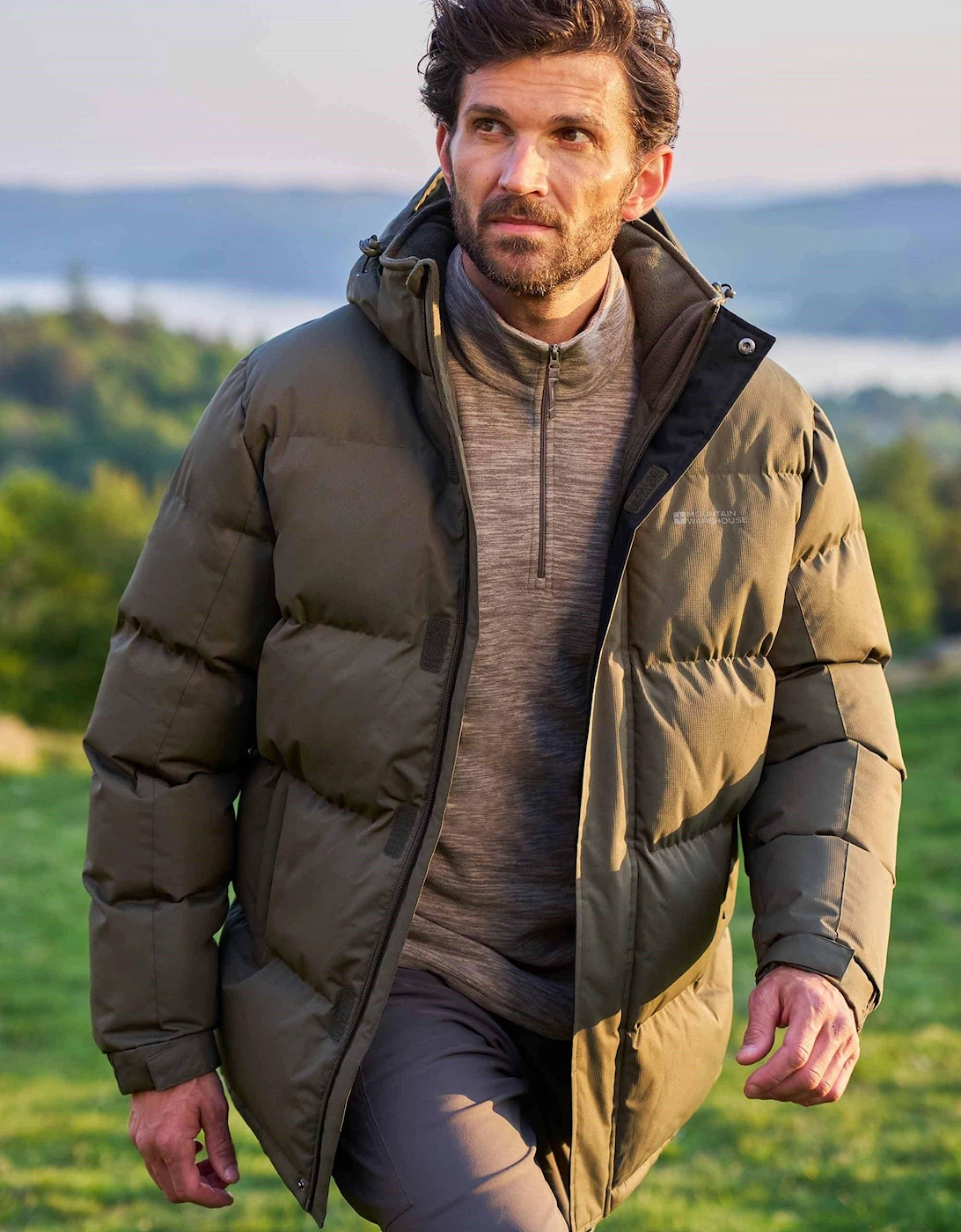 Mens Snow Padded Jacket, 2 of 1