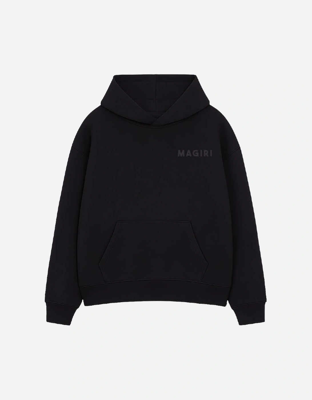 Core Puff Printed Hoodie in Black, 6 of 5