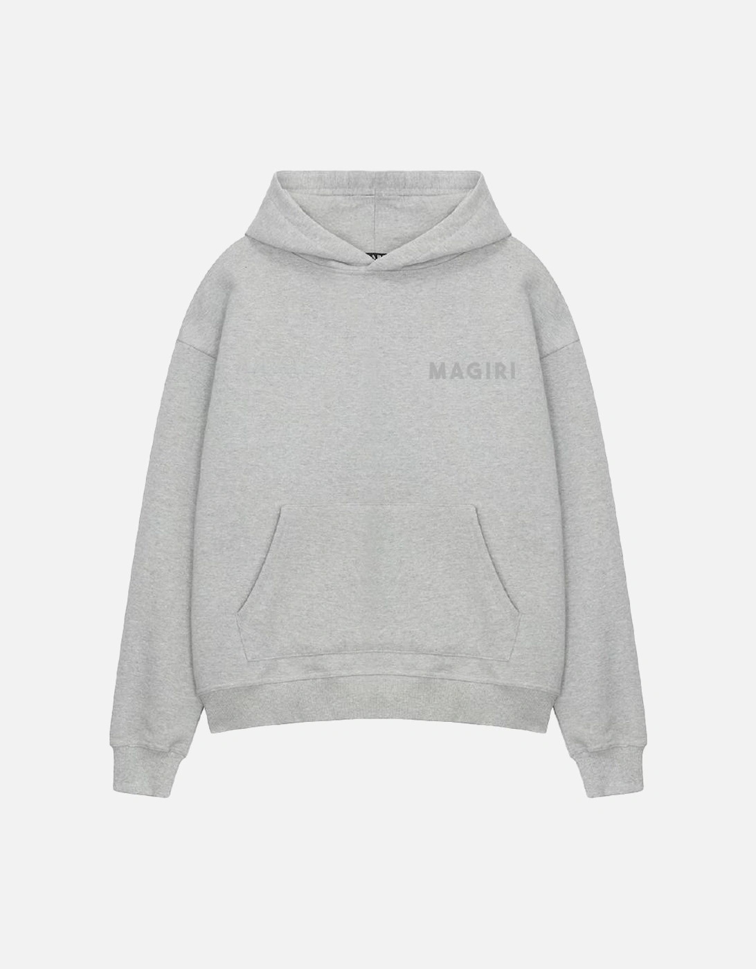 Core Puff Printed Hoodie in Grey, 6 of 5