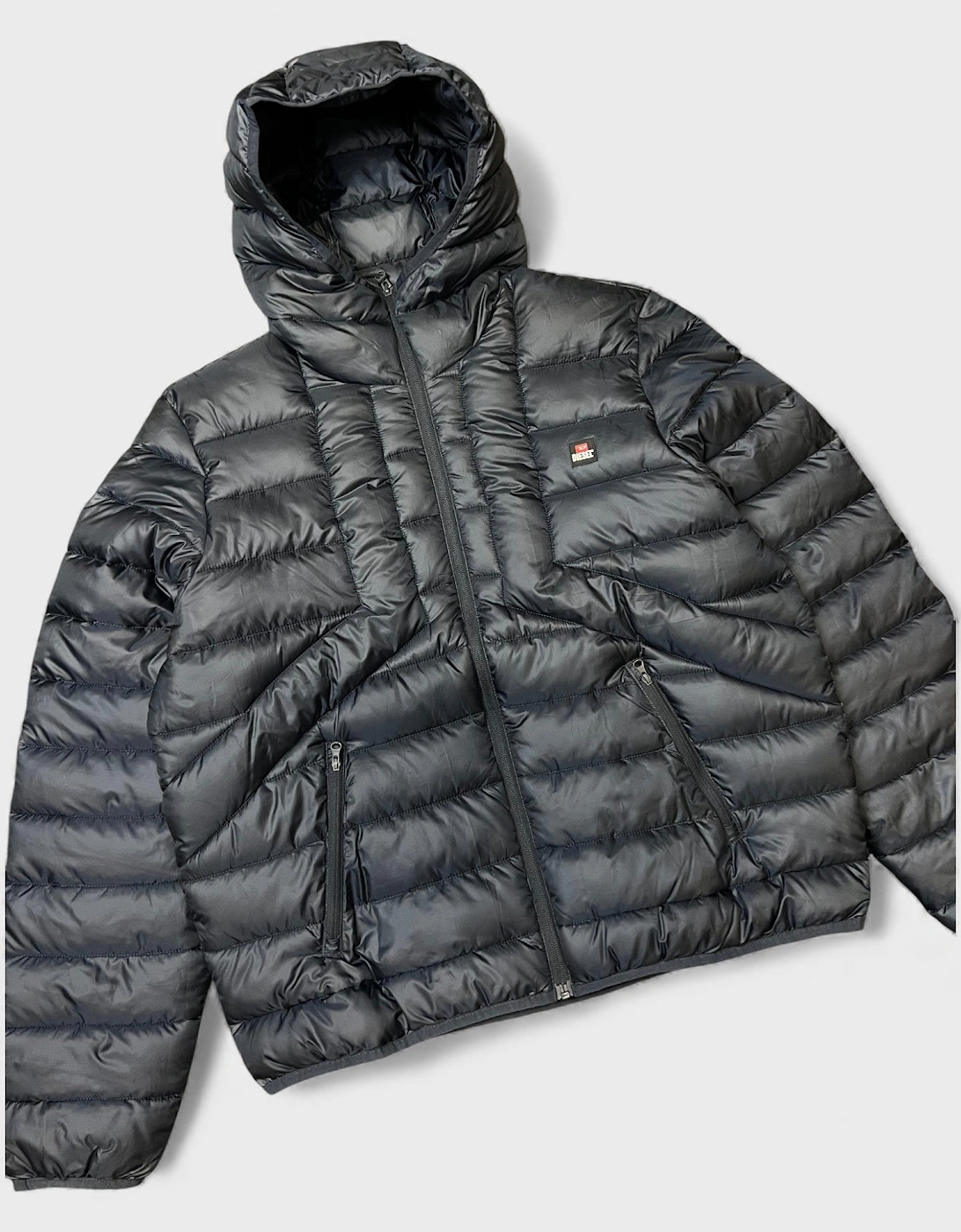 Rigax Outhood Down Jacket Navy