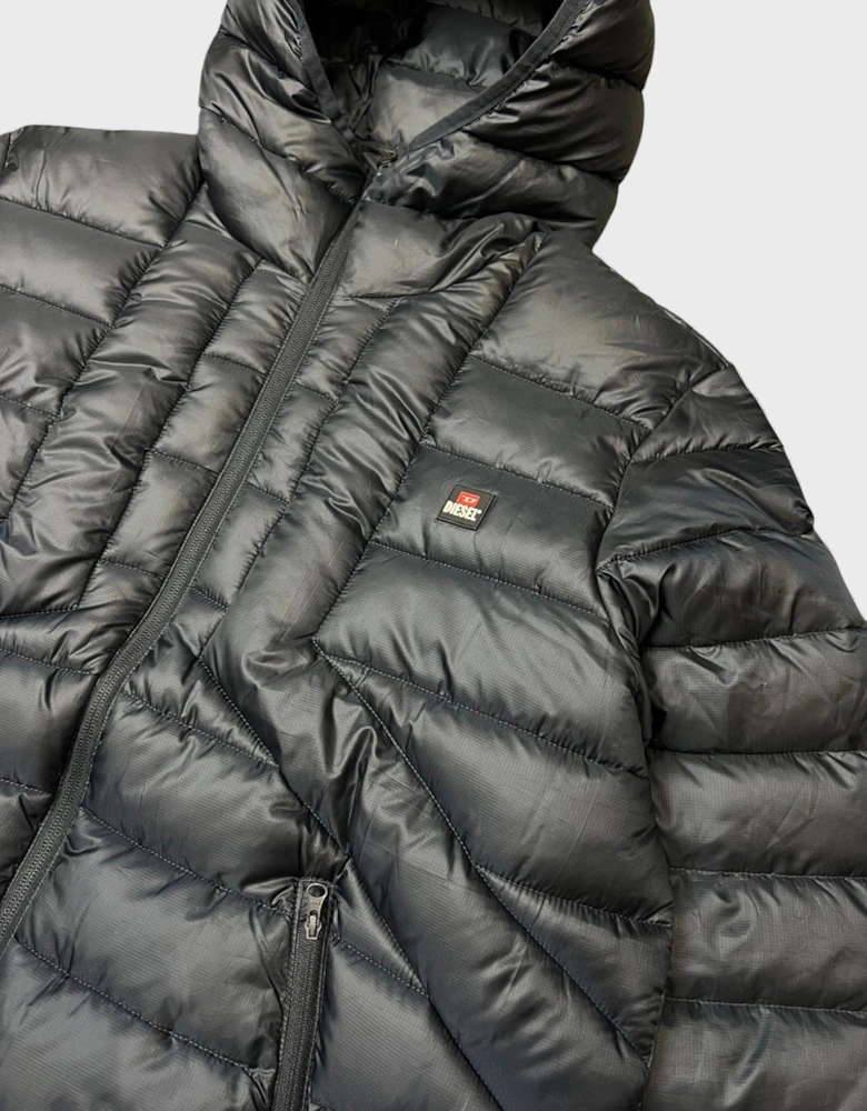 Rigax Outhood Down Jacket Navy