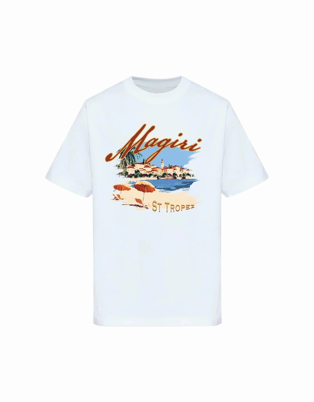 St. Tropez Printed T-Shirt in White, 3 of 2