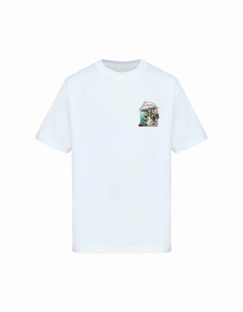 Sur Mur Printed T-Shirt in White