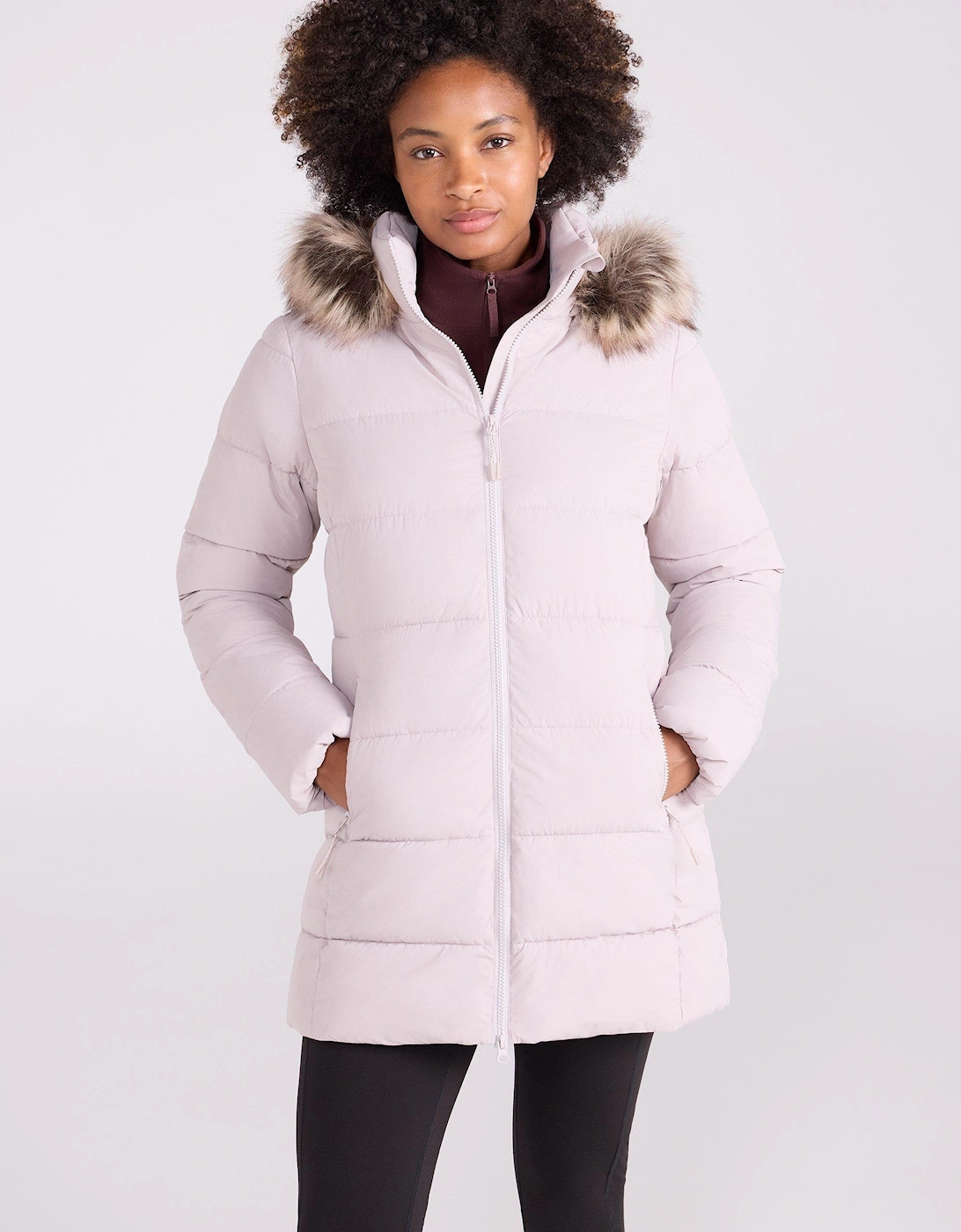 Womens/Ladies Nola Long Padded Jacket, 2 of 1