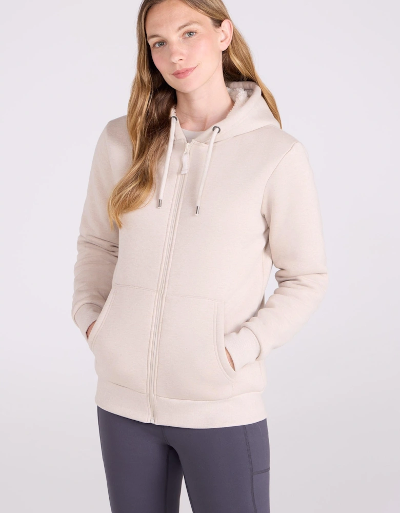 Womens/Ladies Dalton Sherpa Lined Full Zip Hoodie