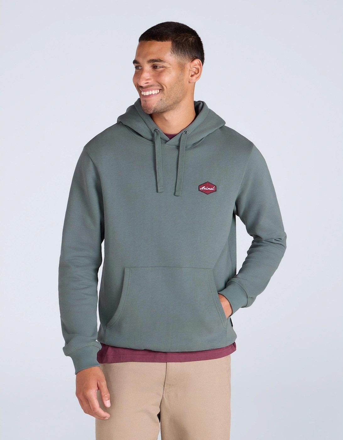 Mountain Warehouse Men's Green River Organic Hoodie - Size: 34