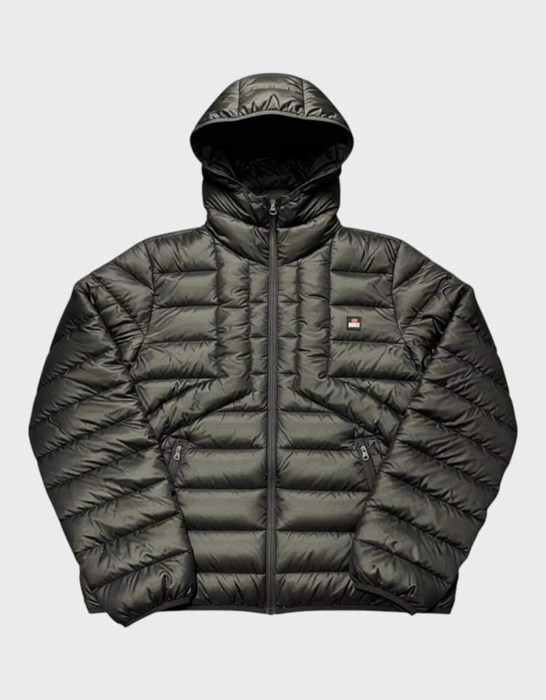 Rigax Outhood Down Jacket Black