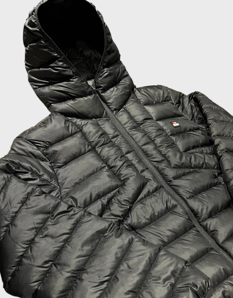 Rigax Outhood Down Jacket Black