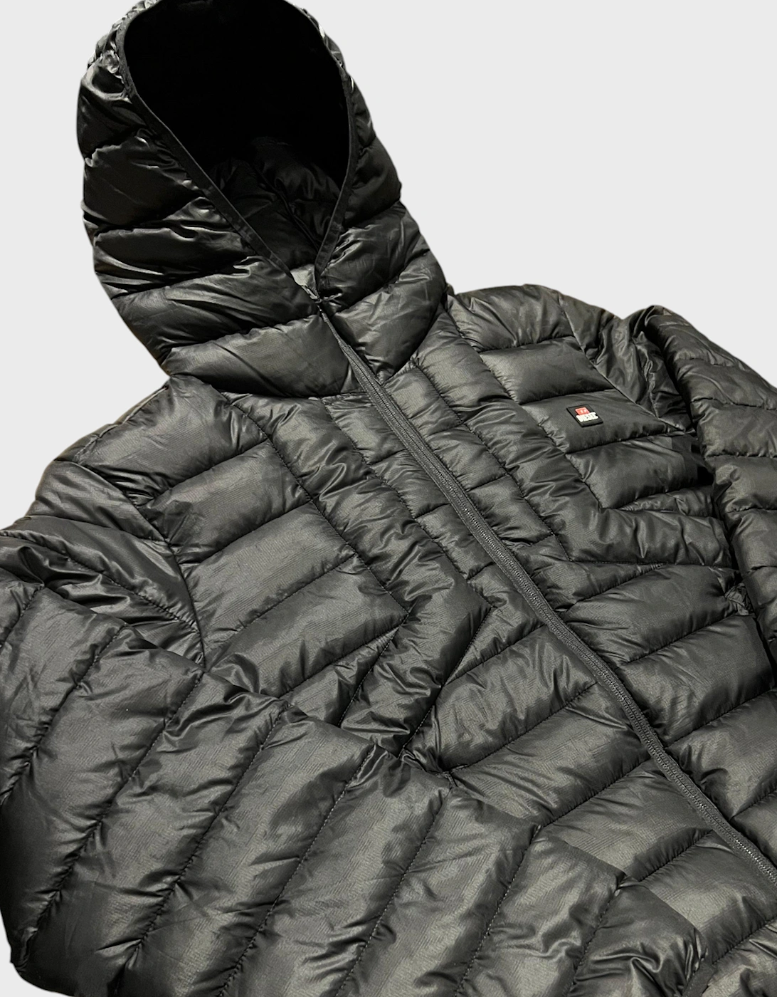 Rigax Outhood Down Jacket Black