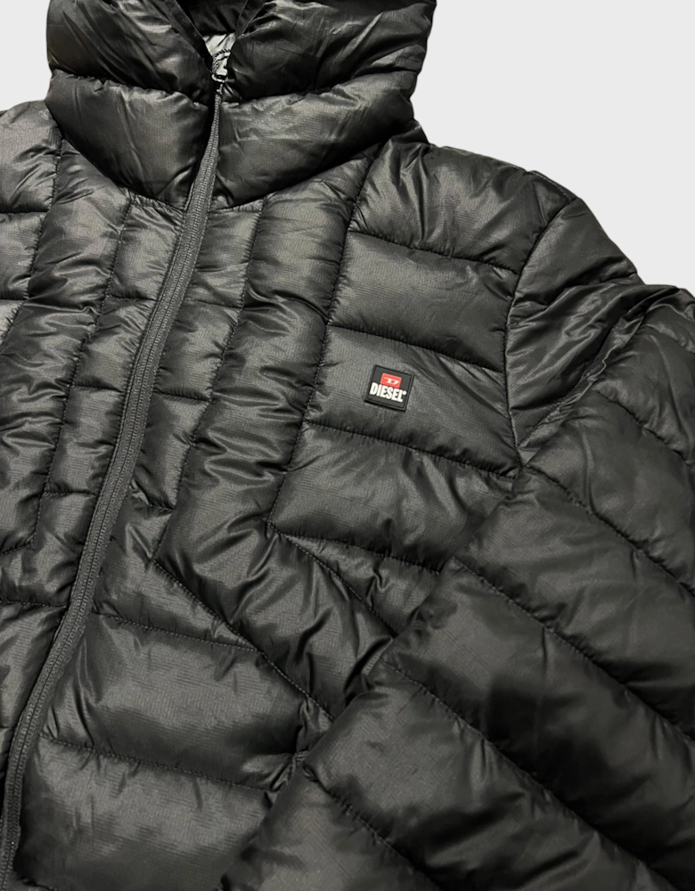Rigax Outhood Down Jacket Black