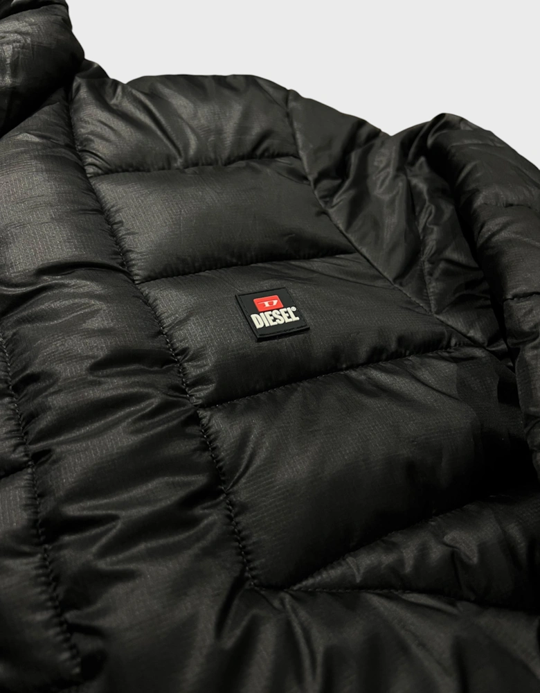 Rigax Outhood Down Jacket Black