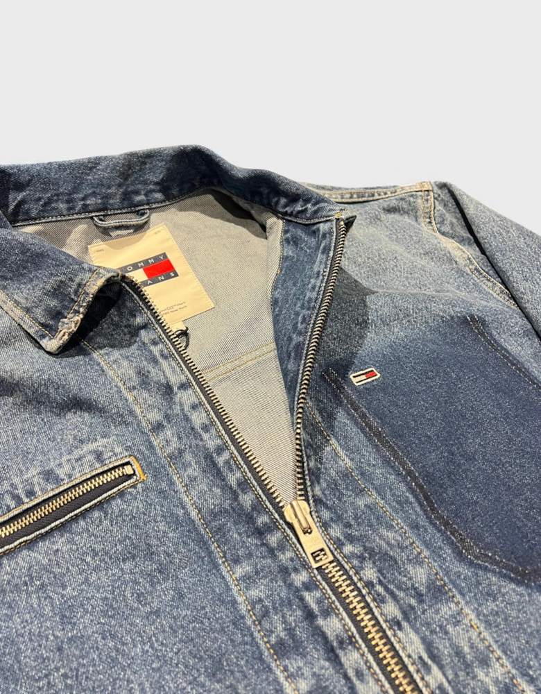 Tommy Hilfiger Jeans Aiden Oversized Mailman Jacket Denim Blue