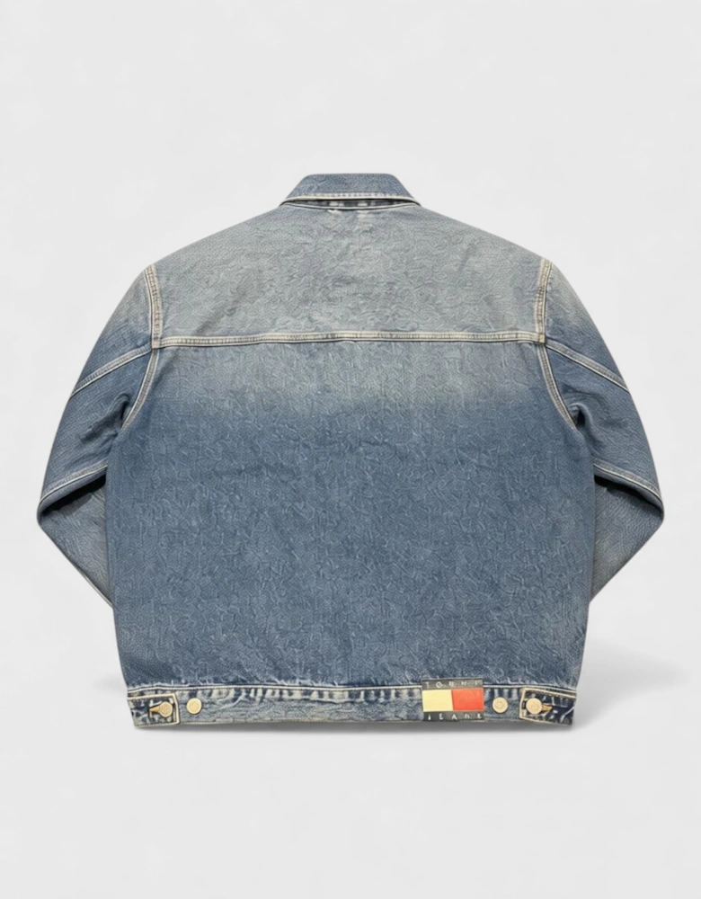 Tommy Hilfiger Jeans Aiden Oversized Mailman Jacket Denim Blue