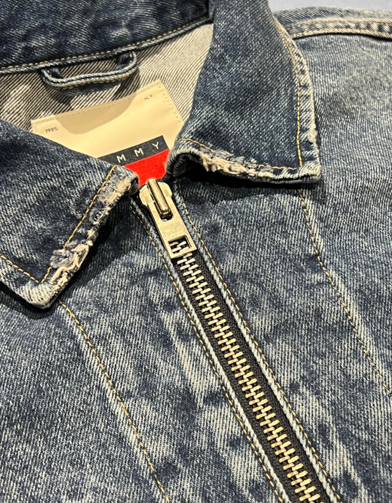 Tommy Hilfiger Jeans Aiden Oversized Mailman Jacket Denim Blue