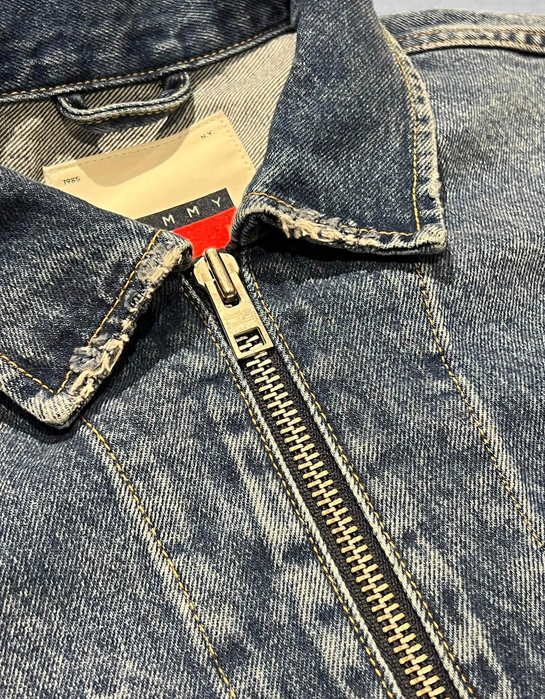 Tommy Hilfiger Jeans Aiden Oversized Mailman Jacket Denim Blue