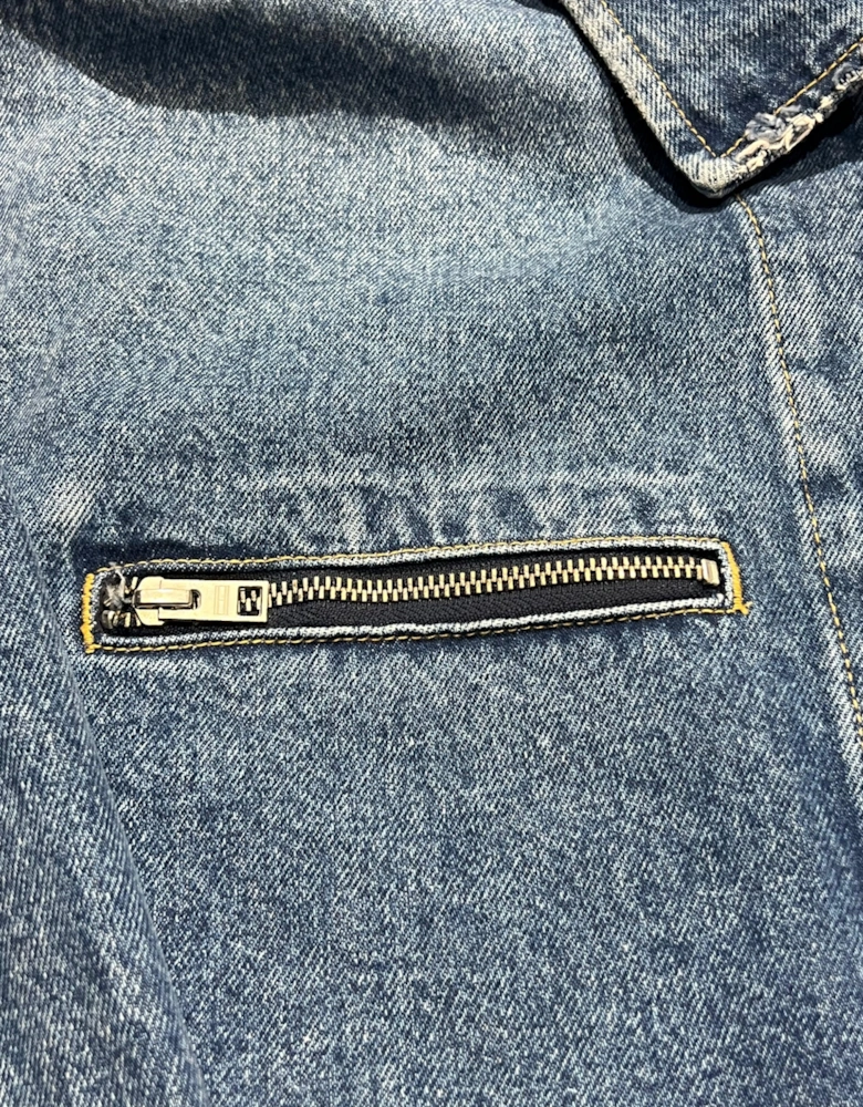 Tommy Hilfiger Jeans Aiden Oversized Mailman Jacket Denim Blue