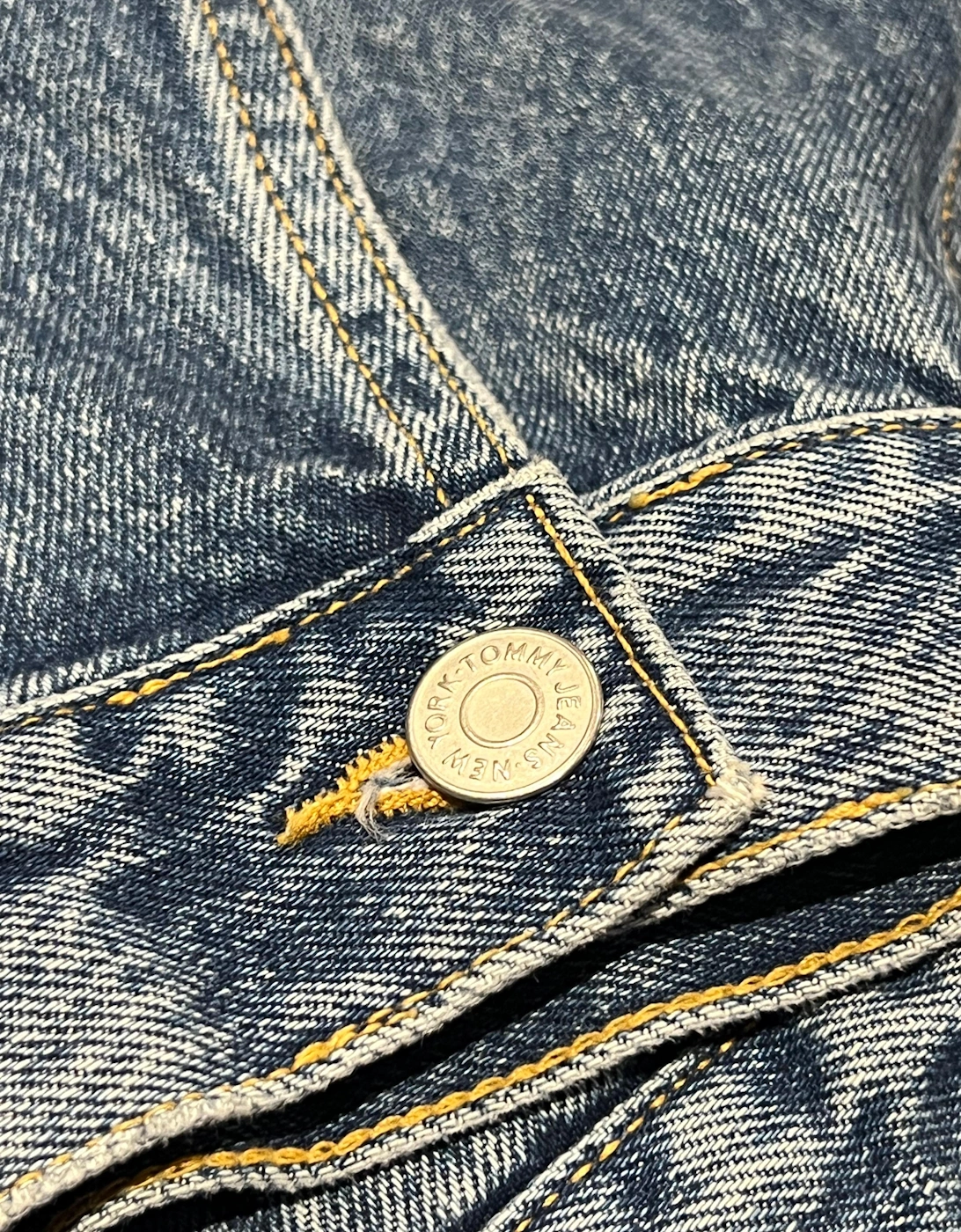 Tommy Hilfiger Jeans Aiden Oversized Mailman Jacket Denim Blue