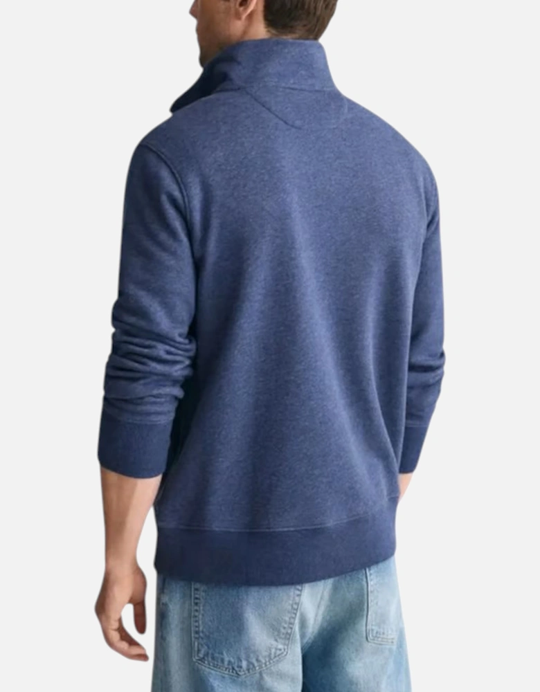 Mens Sweatshirt Embroidered Jumper Black