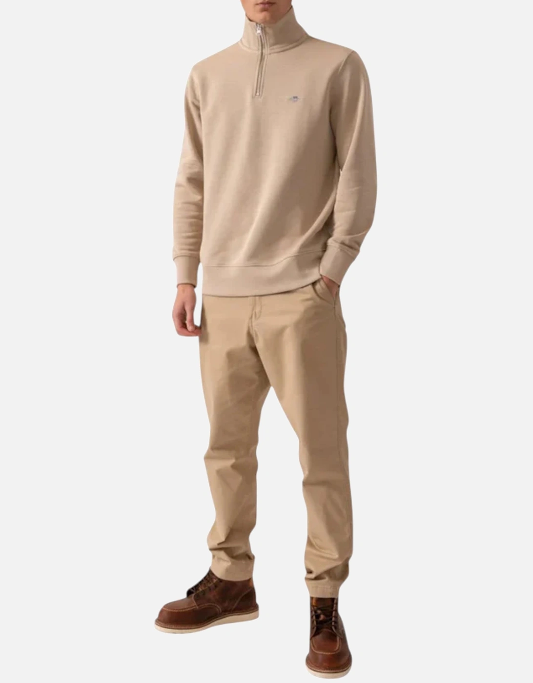 Mens Sweatshirt Embroidered Jumper Black