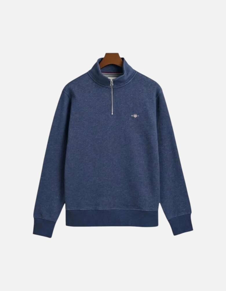 Mens Sweatshirt Embroidered Jumper Black