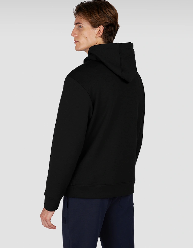 Leather Badge Tech Hoodie