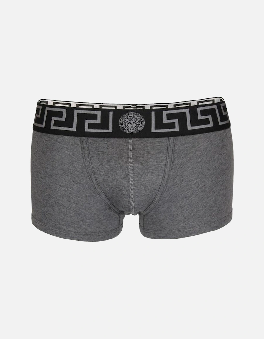 Greca Border Low Rise Boxer Trunks, Grey, 4 of 3