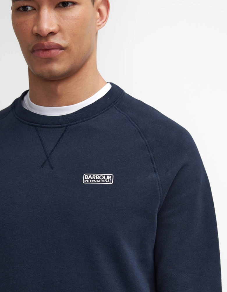 Essential Crew Neck Sweatshirt - Navy Blue