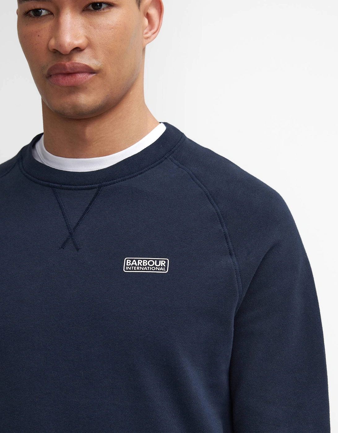 Essential Crew Neck Sweatshirt - Navy Blue