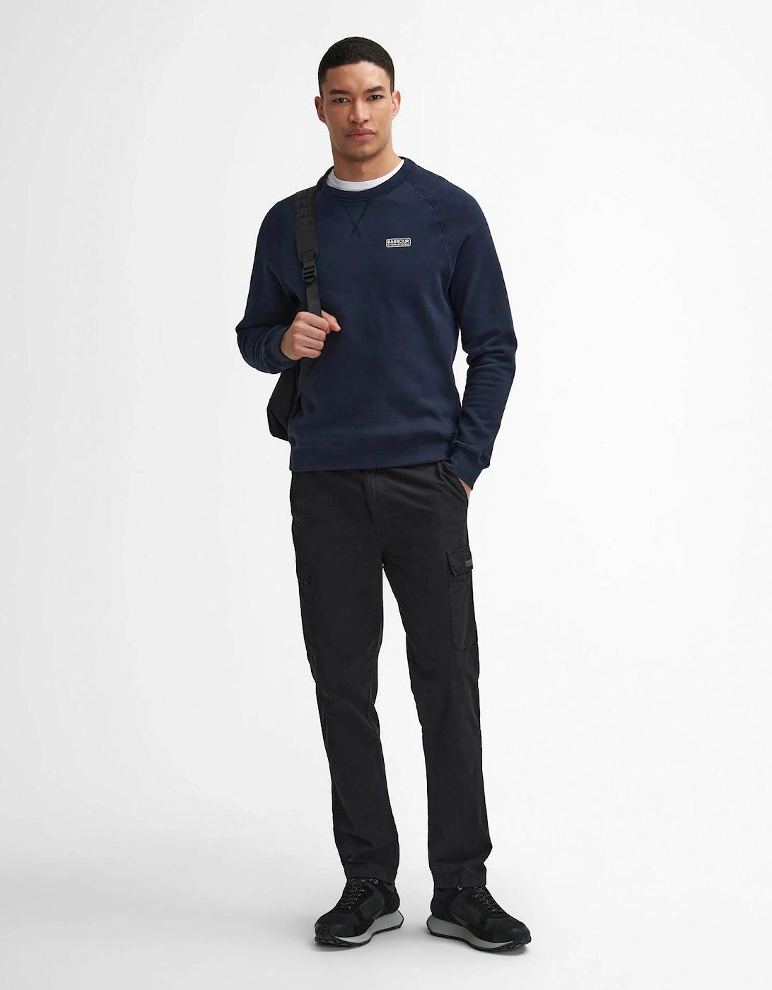 Essential Crew Neck Sweatshirt - Navy Blue