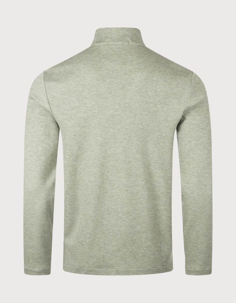 Jacquard Quarter Zip Sweatshirt