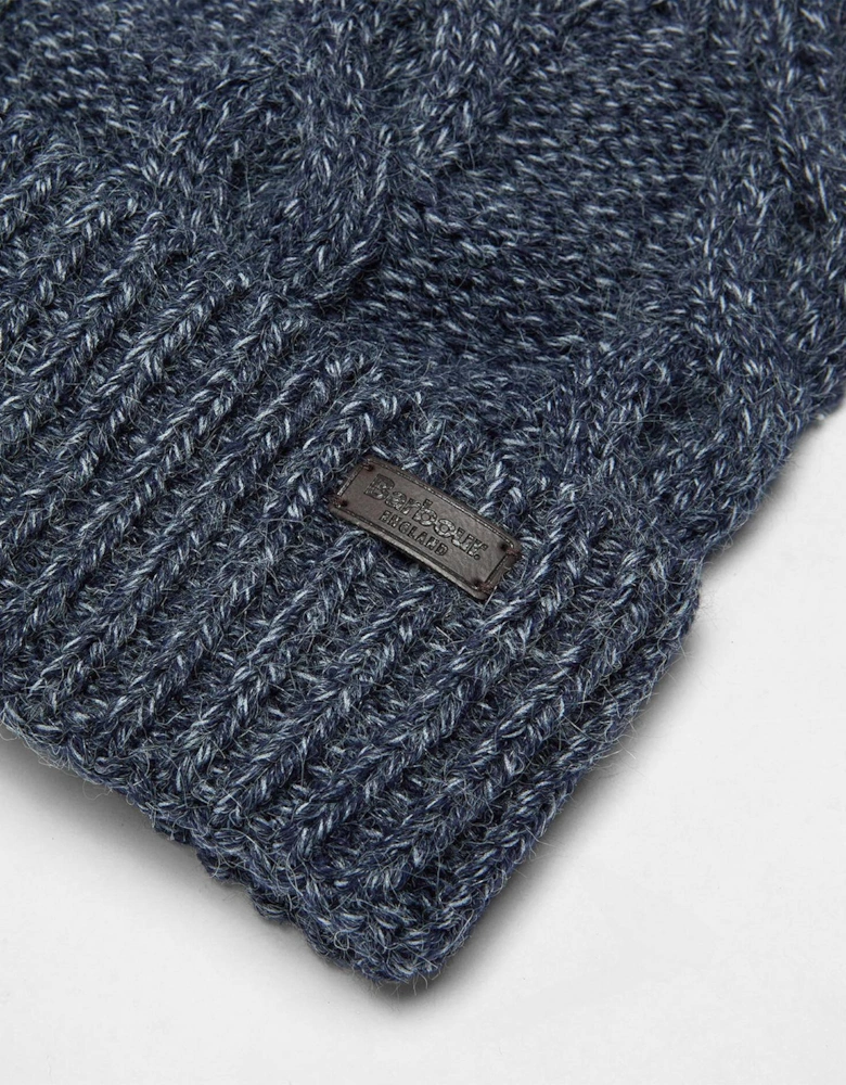 Jesmond Beanie & Scarf Gift Set - Navy Blue