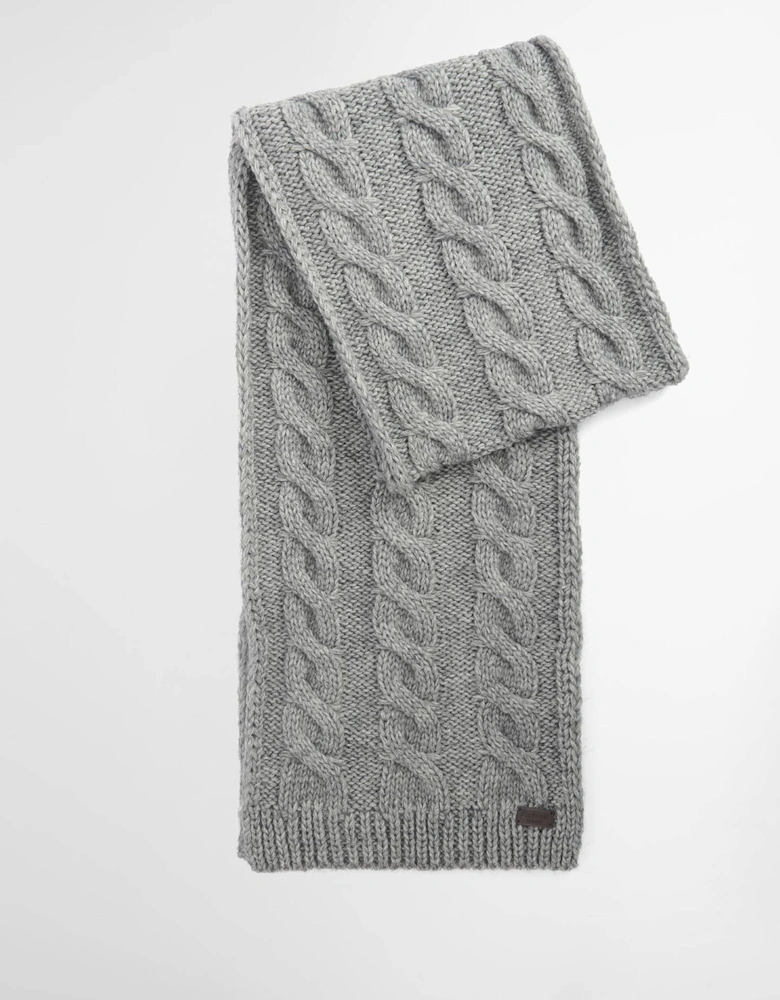 Jesmond Beanie & Scarf Gift Set - Mid Grey