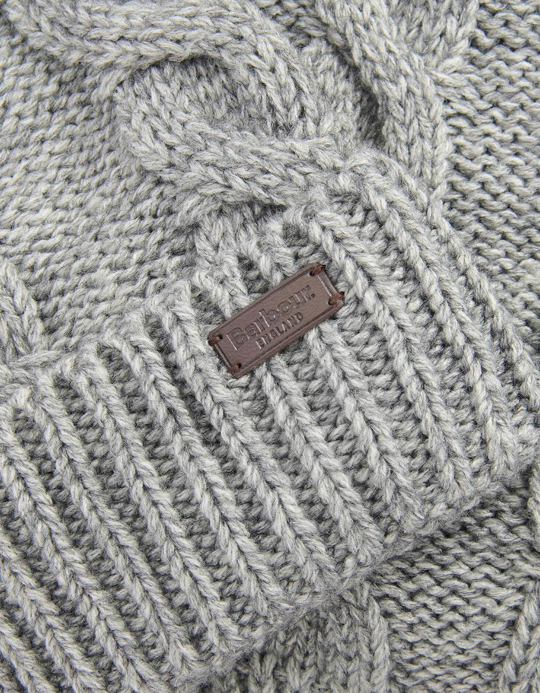 Jesmond Beanie & Scarf Gift Set - Mid Grey