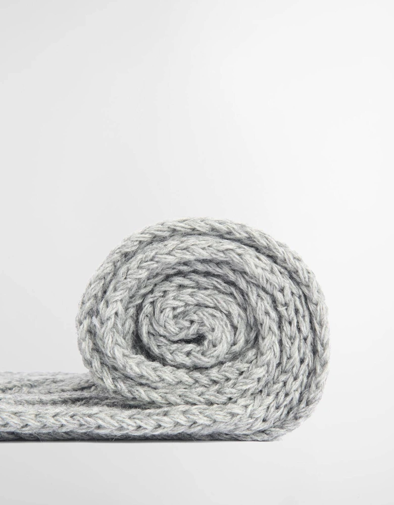 Jesmond Beanie & Scarf Gift Set - Mid Grey