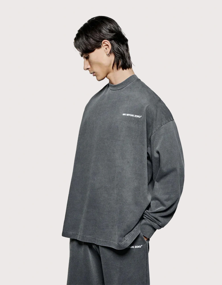 Oversized Long Sleeve Uniform T-Shirt