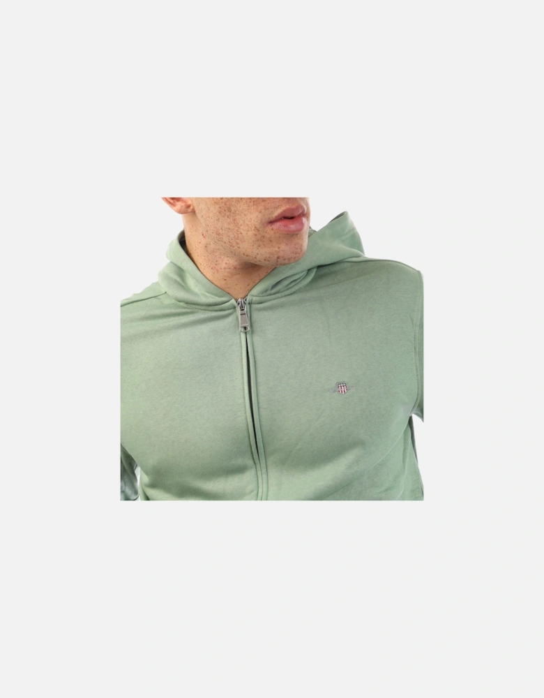 Shield Logo Zip Hoodie