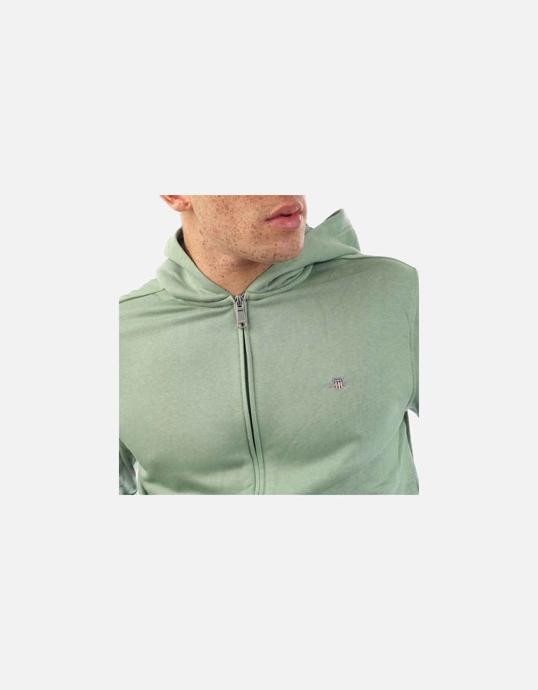 Shield Logo Zip Hoodie