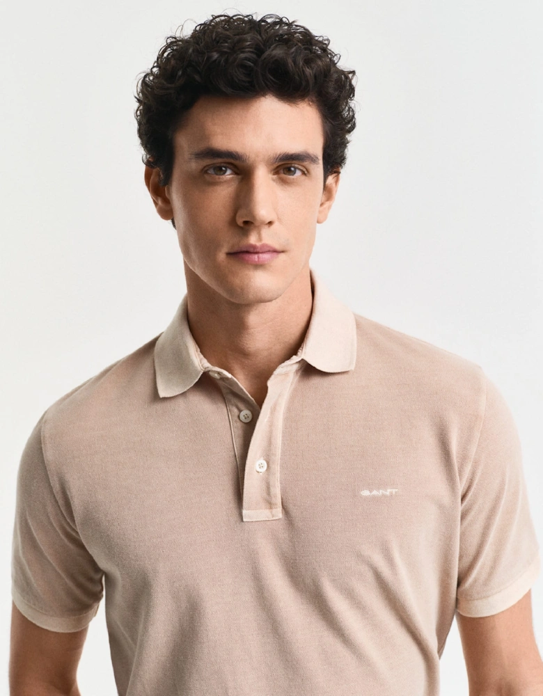 Sunfaded Piqué Polo Shirt