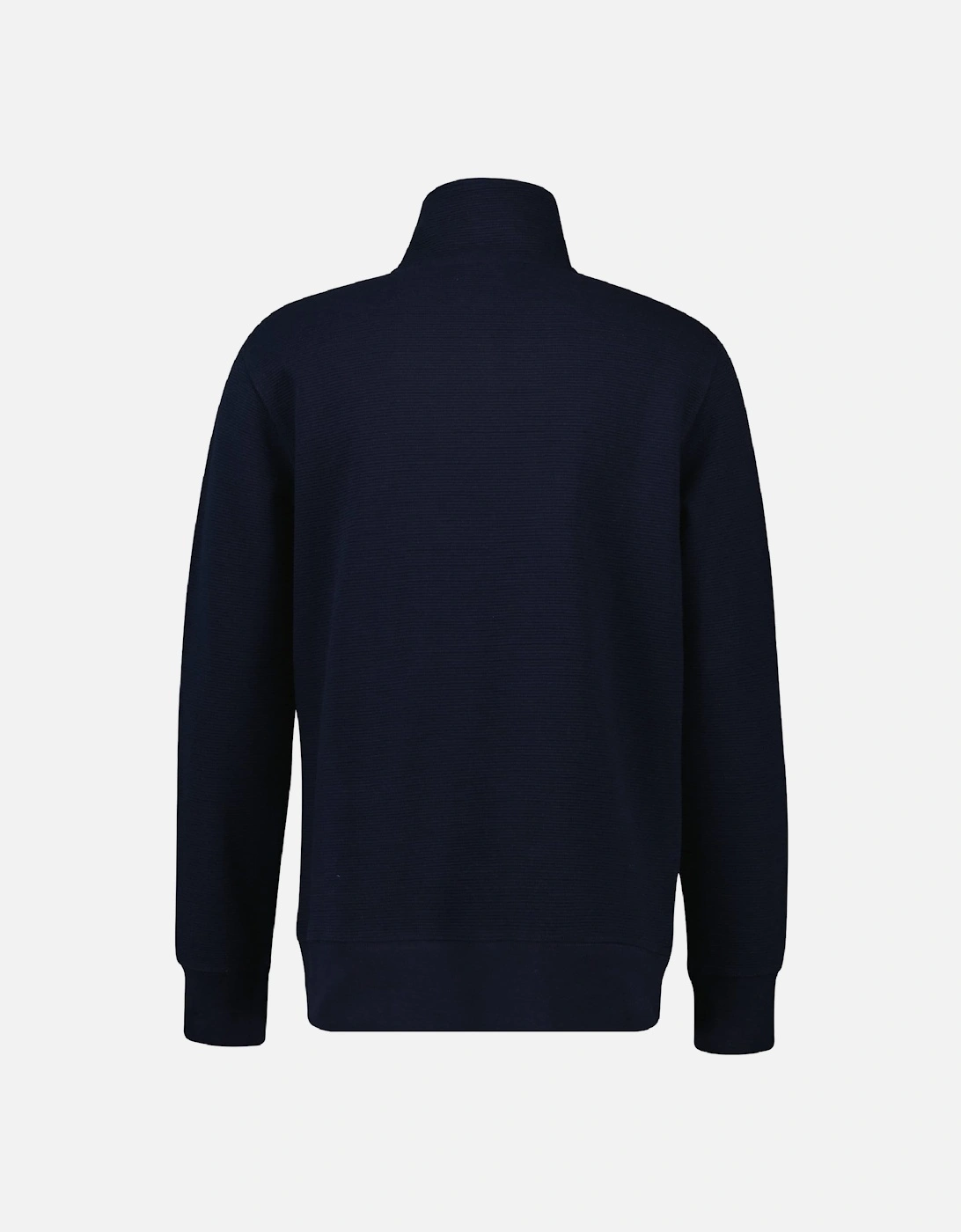 Textured Half-Zip Sweatshirt