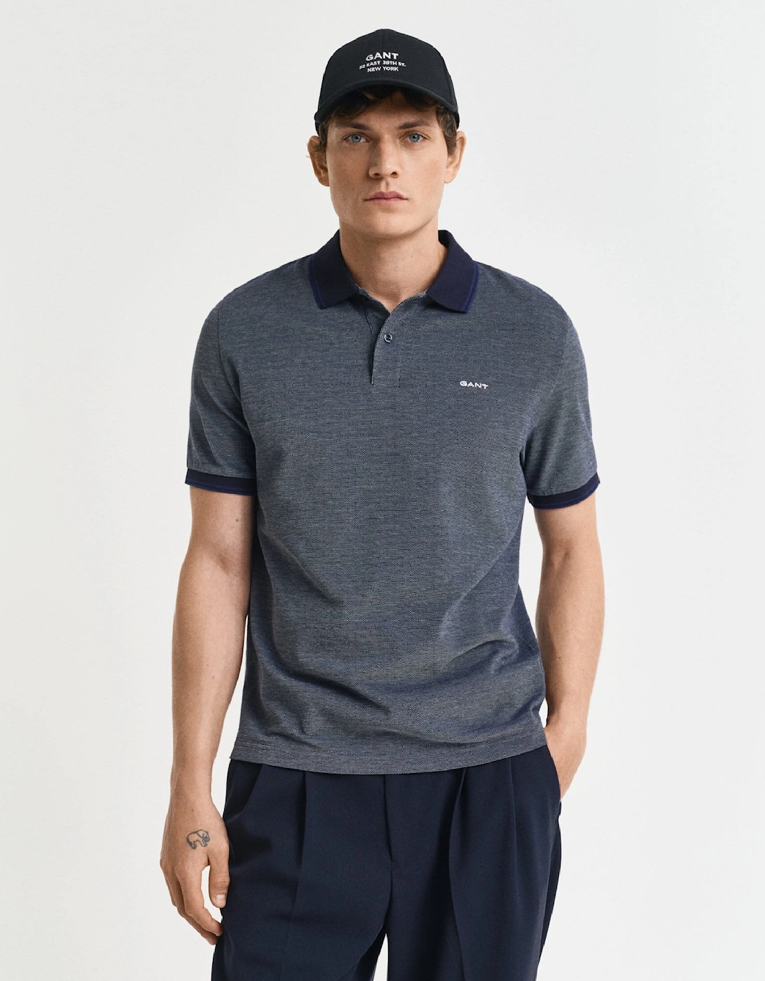 4-Colour Oxford Piqué Polo Shirt, 6 of 5