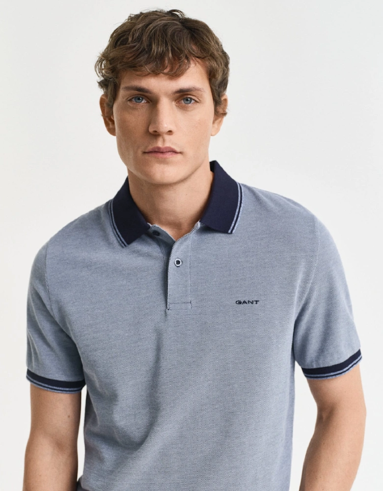 4-Colour Oxford Piqué Polo Shirt