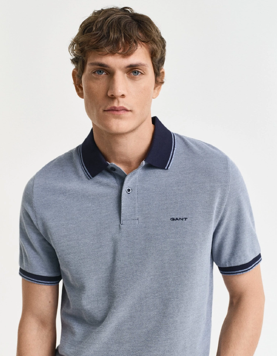 4-Colour Oxford Piqué Polo Shirt