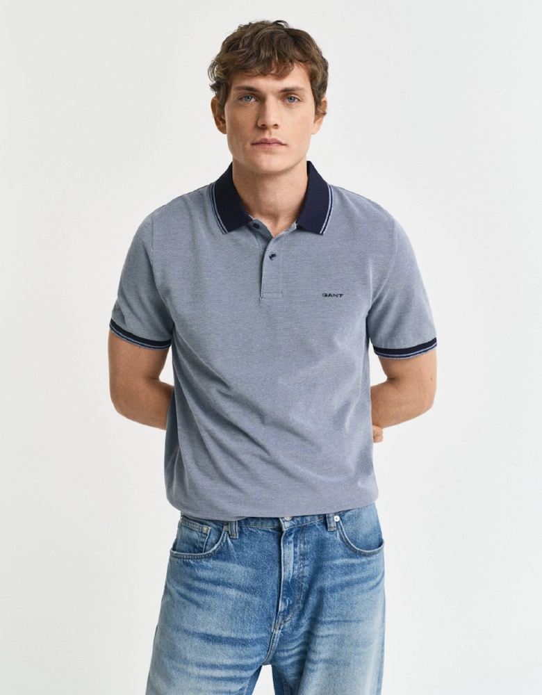 4-Colour Oxford Piqué Polo Shirt