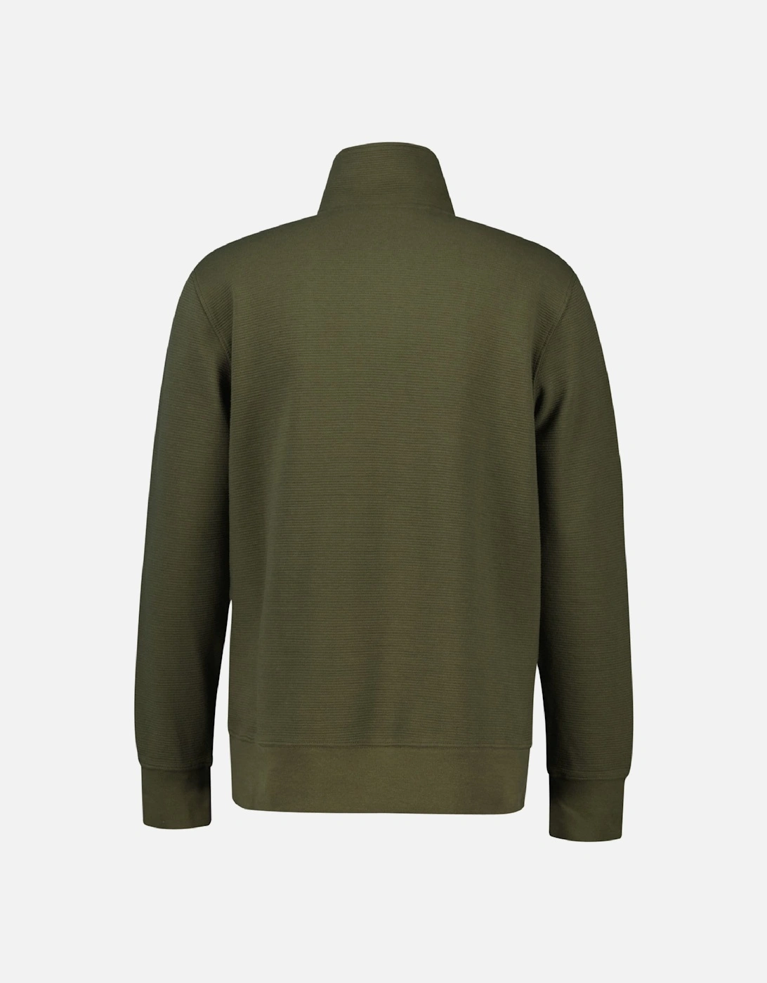 Textured Half-Zip Sweatshirt