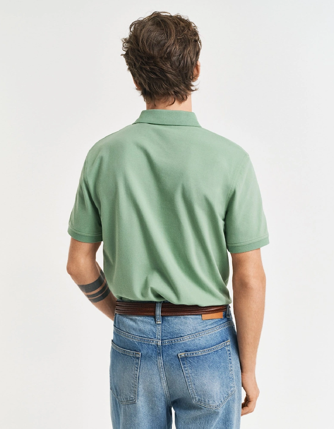 Contrast Piqué Polo Shirt