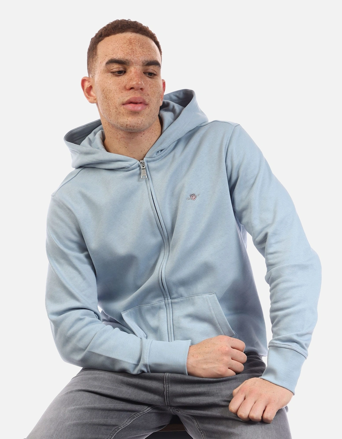 Shield Logo Zip Hoodie