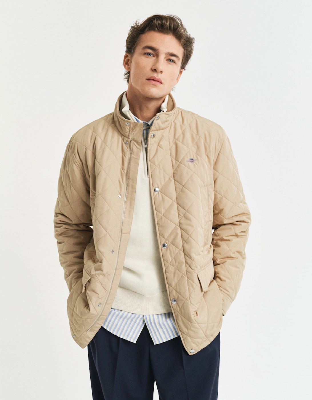Quilted Windcheater Mid-Length Jacket, 5 of 4