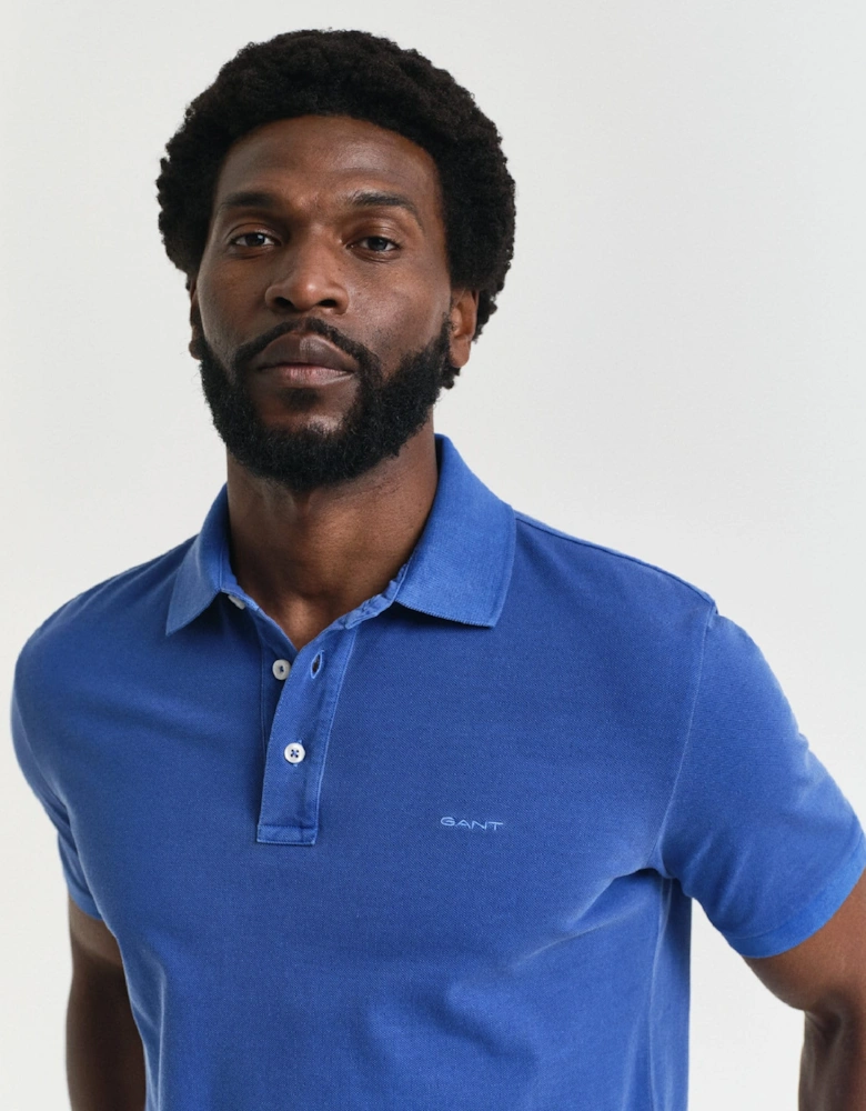 Sunfaded Piqué Polo Shirt
