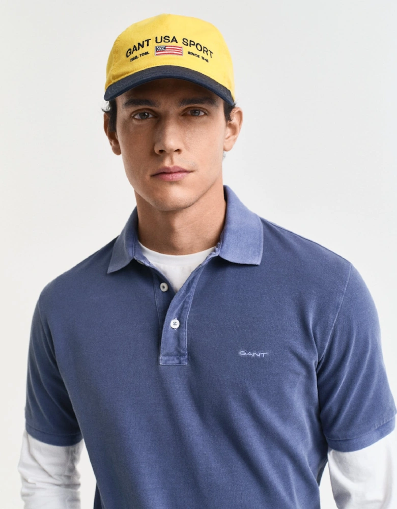 Sunfaded Piqué Polo Shirt