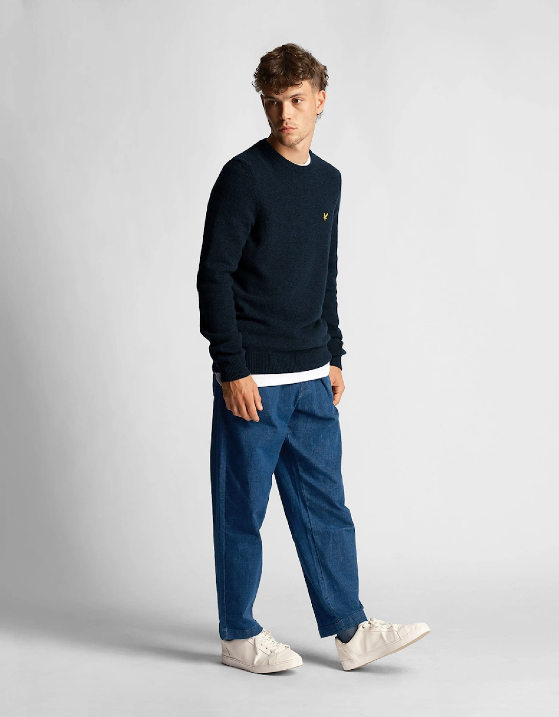 Crewneck Lambswool Blend Jumper